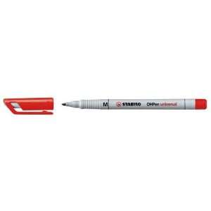  Stabilo Ohpen Watersoluble Medium Red: Office Products