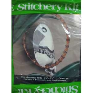  1316 Iris Stuffed Birds Crewel Kit (6 1/2 x 9 1/4 