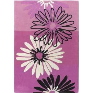  Surya Luxe LUX 1000 Hot Pink 2 X 3 Area Rug: Home 