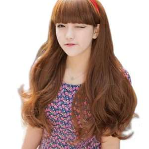  Cool2day Cute girl Long Lady womens LIGHT BROWN wavy Full 