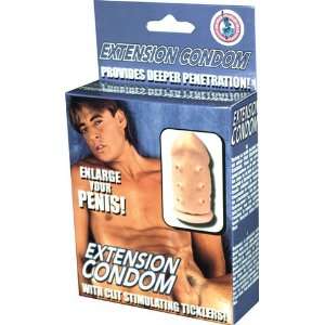 Extension Condom W/Ticklers
