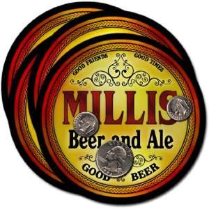  Millis, MA Beer & Ale Coasters   4pk: Everything Else