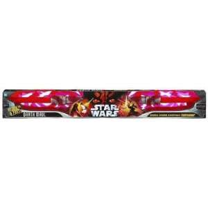   Star Wars Darth Maul Double Bladed Electronic Lightsaber: Toys & Games