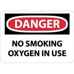  SIGNS NO SMOKING OXYGEN IN USE