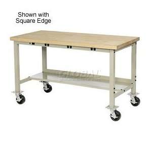   Safety Edge Mobile Power Apron Production Bench Tan