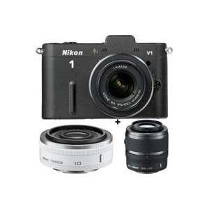  Nikon 1 V1 Mirrorless Digital Camera Lens Zoom Kit with 