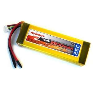    14.8V 3300mAh 25C Li Polymer Battery Pack for RC cars Toys & Games