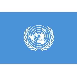 United Nations Flag 4ft x 6ft Nylon   Outdoor