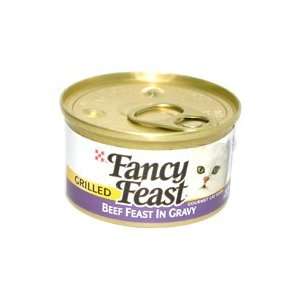  Purina Fancy Feast Cat Food   Beef Feast in Gravy (3oz 