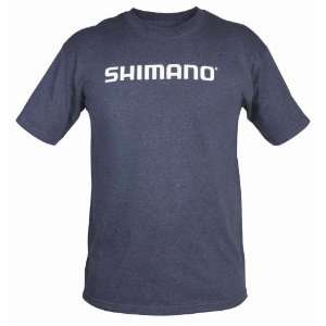  Shimano Heathered Short Sleeve Tee Navy Size Xlarge 