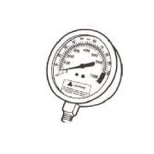  OTC Fuel Pressure Gauge, 0 100 PSI   7439: Home 