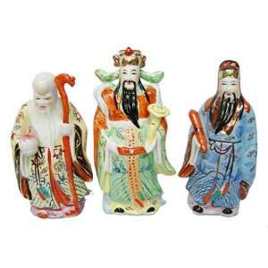 Three Chinese Gods   God of Longevity (Long Life), Prosperity 