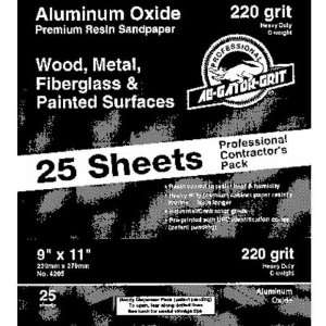  Ali Ind. 03261 Bulk Aluminum Oxide Sandpaper (Pack of 25 