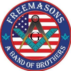  Freemasons   Band of Brothers Round Stickers Arts, Crafts 