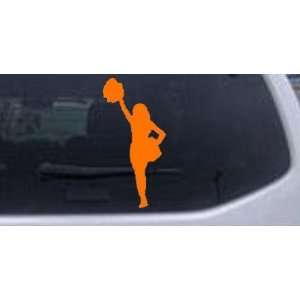   Cheerleader Sports Car Window Wall Laptop Decal Sticker: Automotive