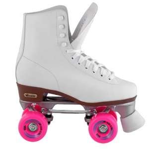  Chicago roller skates 400 ZEN Pink White w/ Brown sole 