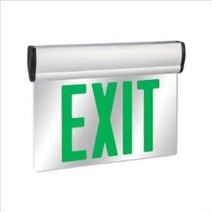  Double Face Green LED Edge Lit Exit Sign: Home Improvement