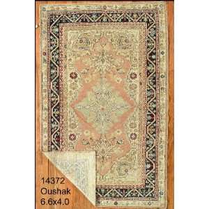    4x6 Hand Knotted Oushak Turkey Rug   40x66