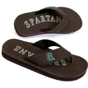    Michigan State Spartans Canvas Flip Flops