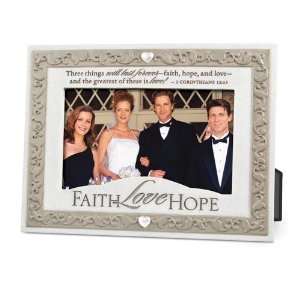   and Love Inspirational Frame Verse Corinthians 13:13: Home & Kitchen