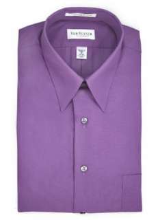 Van Heusen Purple Dress Shirt: Clothing