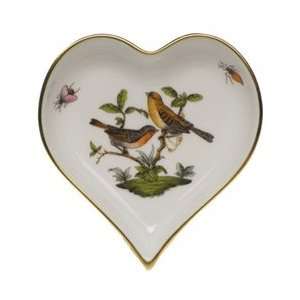  Herend Rothschild Bird Heart Tray