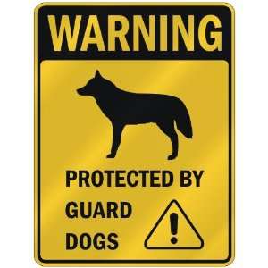  WARNING  WOLFDOG PROTECTED BY GUARD DOGS  PARKING SIGN 