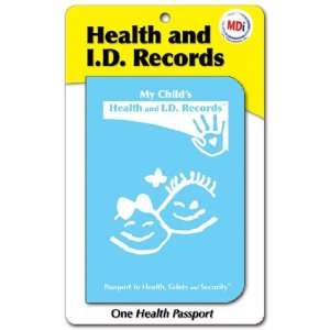  MDI 10023 Child Health Passport   Blue  Pack of 12