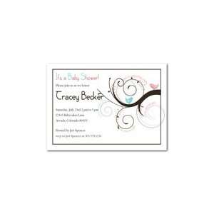  Positively Tweet Baby Shower Invitation Health & Personal 