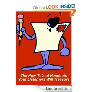 The How Tos of Handouts Your Listeners Will Treasure: Chris King 