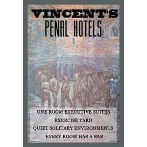  Vincents Penal Hotels   Paper Poster (18.75 x 28.5 