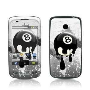 8Ball Design Protective Skin Decal Sticker for LG Optimus T P509 Cell 