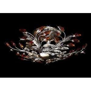   Flush Mount dressed with European crystals MX23690/6 CH SKU# 10931