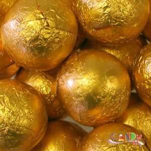Orange Foiled Chocolate Balls 10LBS  Grocery & Gourmet 