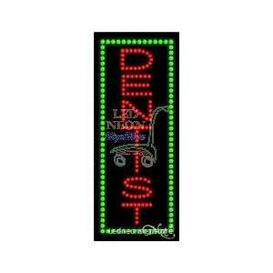 Dentist LED Sign 11 inch tall x 27 inch wide x 3.5 inch deep outdoor 