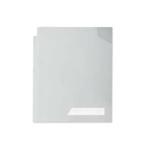   Twin Pocket Folder, Holds Letter/11x17, Smoke/Blue: Office Products