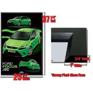  Framed Ford Focus RS Poster Green Hatchback Fr32205: Home 