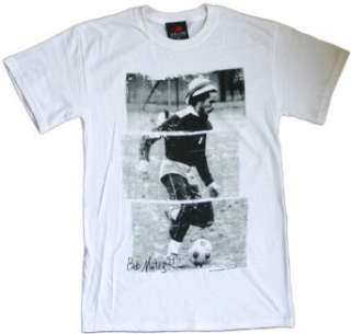  Bob Marley   Soccer 77 T Shirt: Clothing