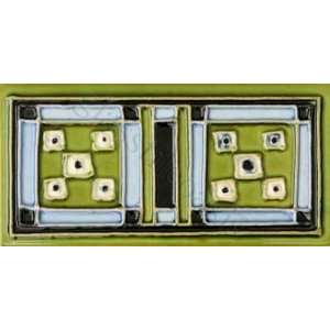   Green 3 x 6 Deco Tiles Glossy Ceramic   14136: Home Improvement