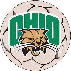   Ohio University Bobcats Soccer Ball Shaped Mats: Sports & Outdoors