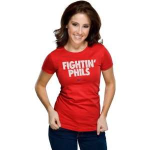 Philadelphia Phillies Womens Nike Red Fightin Phils Local T Shirt