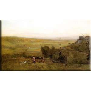  The Valley 16x9 Streched Canvas Art by Inness, George 