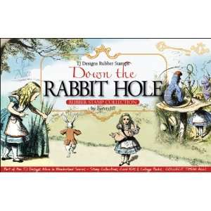  Down the Rabbit Hole Rubber Stamp Collection: Home 
