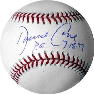   Autographed Baseball with PG 7 18 99 Inscription