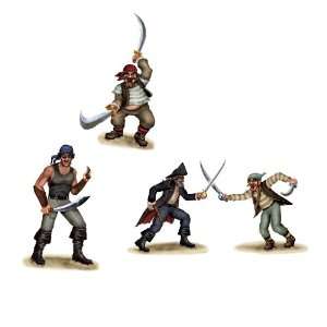   Party By Beistle Company Dueling Pirate & Bandit Props Wall Add Ons