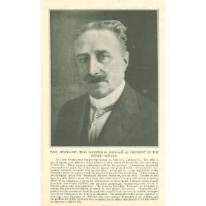  1920 Print Paul Deschanel President of French Republic 
