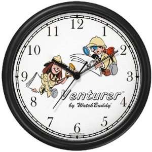  Venturer Man & Woman Wall Clock by WatchBuddy Timepieces 