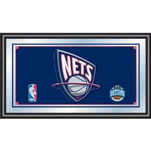  New Jersey Nets NBA Framed Logo Mirror: Everything Else
