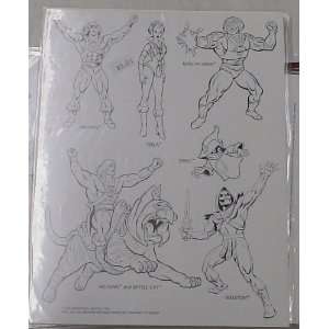  HE MAN AND THE MASTERS OF THE UNIVERSE CHARACTER PROOF 