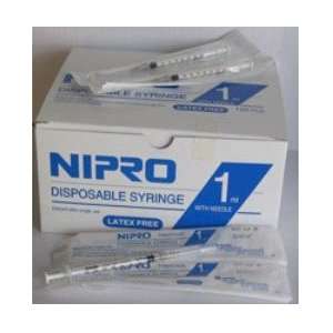  Nipro Syringe 1cc 22GA x 1 1/2 Dose Saver 100/bx Health 
